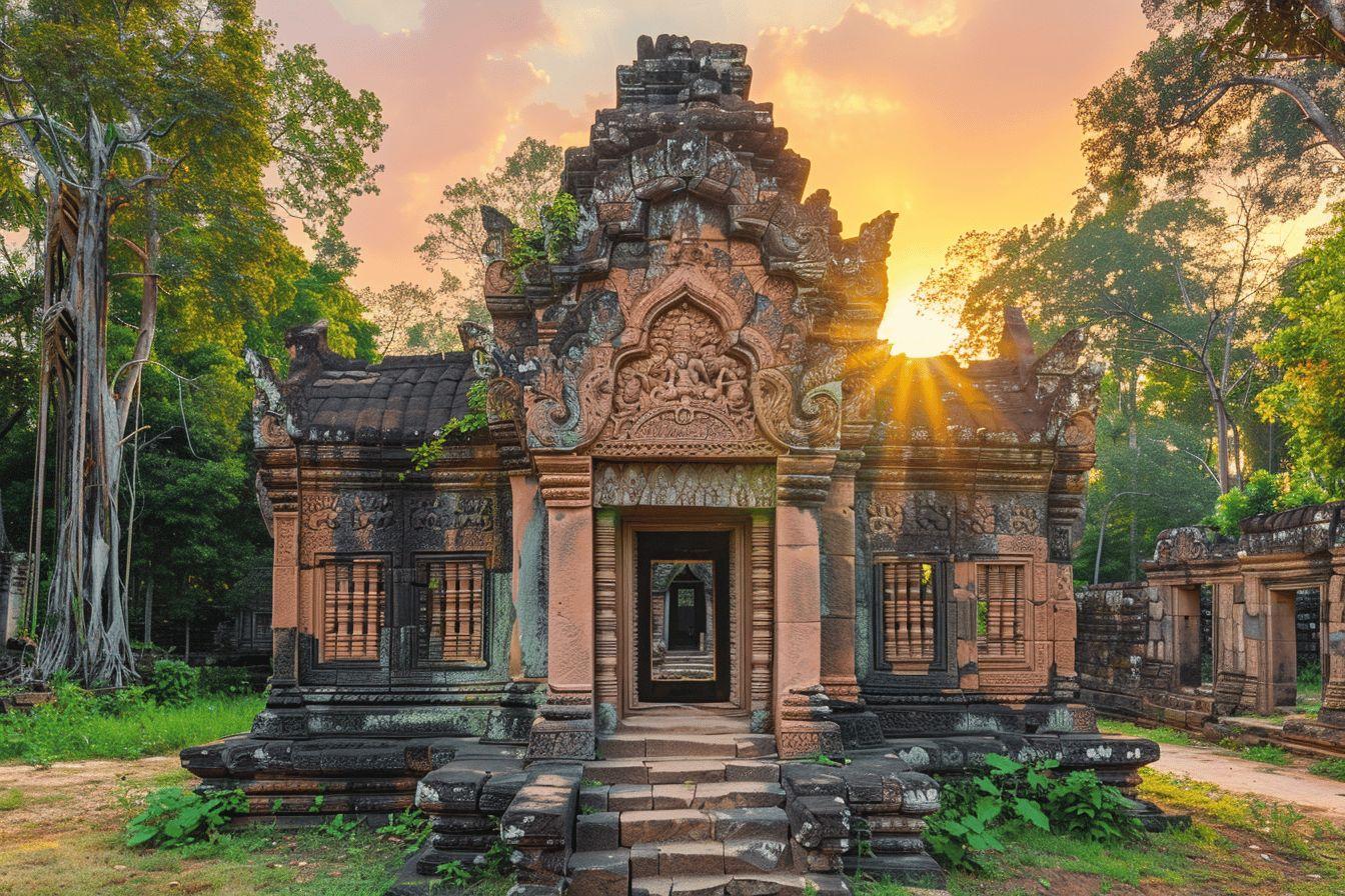 Le temple de Banteay Srei à Angkor : joyau architectural et chef-d'œuvre de l'art khmer à Siem Reap