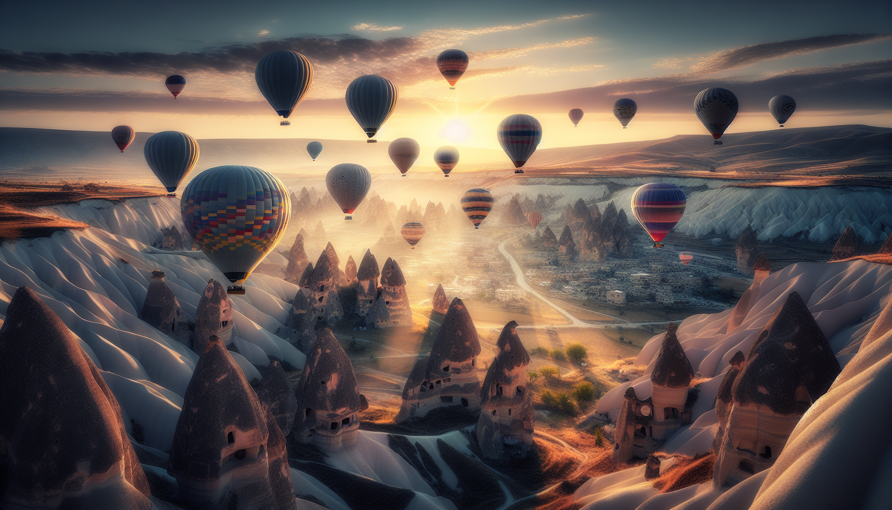Balade en montgolfière Cappadoce : ciel, terre et enchantement
