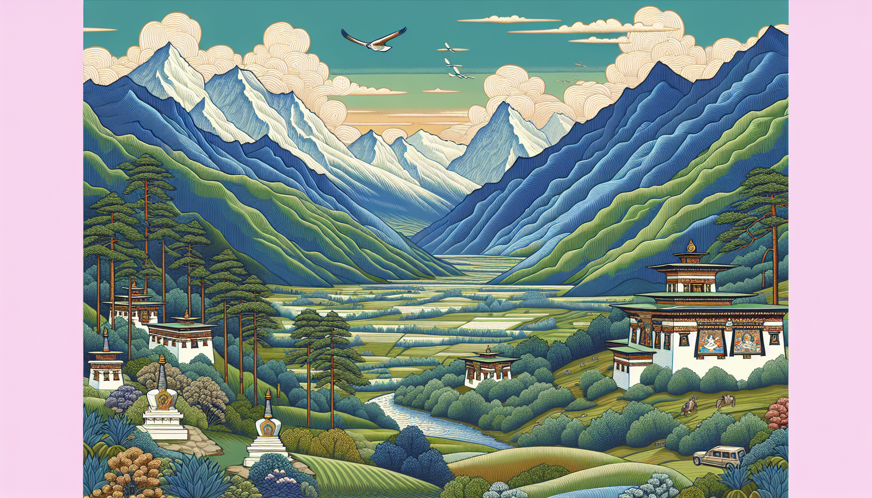 Mon trip au Bhoutan : secrets de bonheur et art du thangka