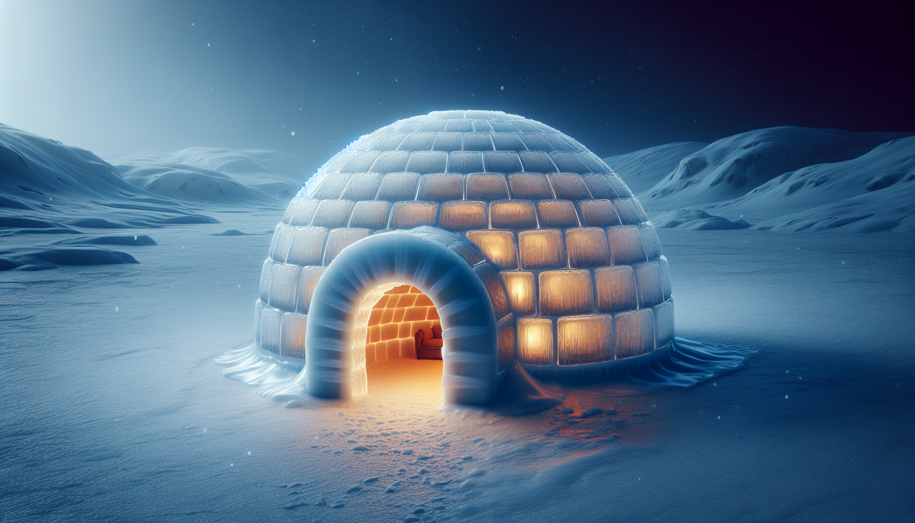 Dans un igloo en Finlande : contraste magique à vivre !